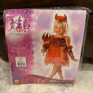 New Girls “Little Devil” Tutu Dress Halloween Costume NWT in packaging Toddler